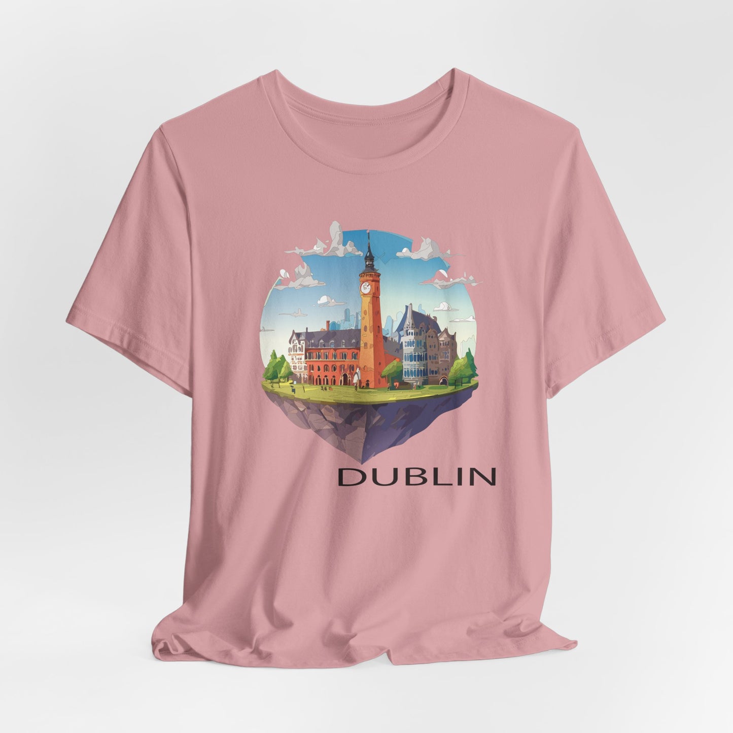 Dublin Shirt, Travel T-Shirt, Tourist Shirts, Tee Shirt with Travel Prints 2