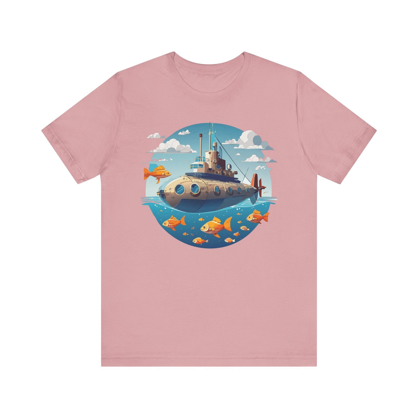 Ship Tee Shirt, Tee Shirt with Ship
