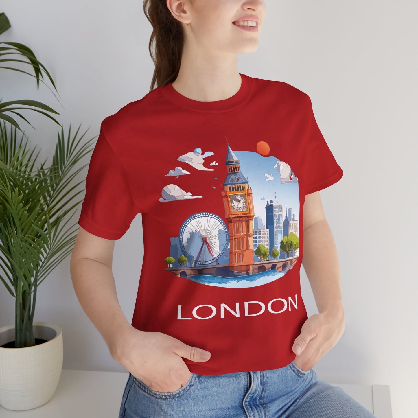 London Shirt, Travel T-Shirt, Tourist Shirts, Tee Shirt with Travel Prints 3