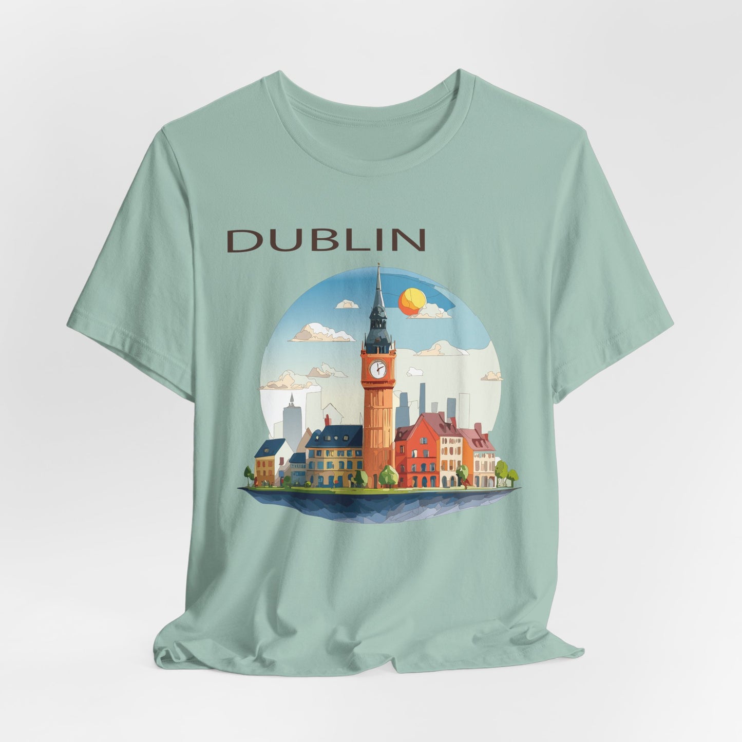 Dublin Shirt, Travel T-Shirt, Tourist Shirts, Tee Shirt with Travel Prints 1
