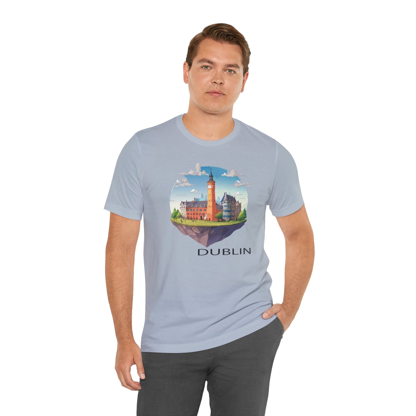 Dublin Shirt, Travel T-Shirt, Tourist Shirts, Tee Shirt with Travel Prints 2