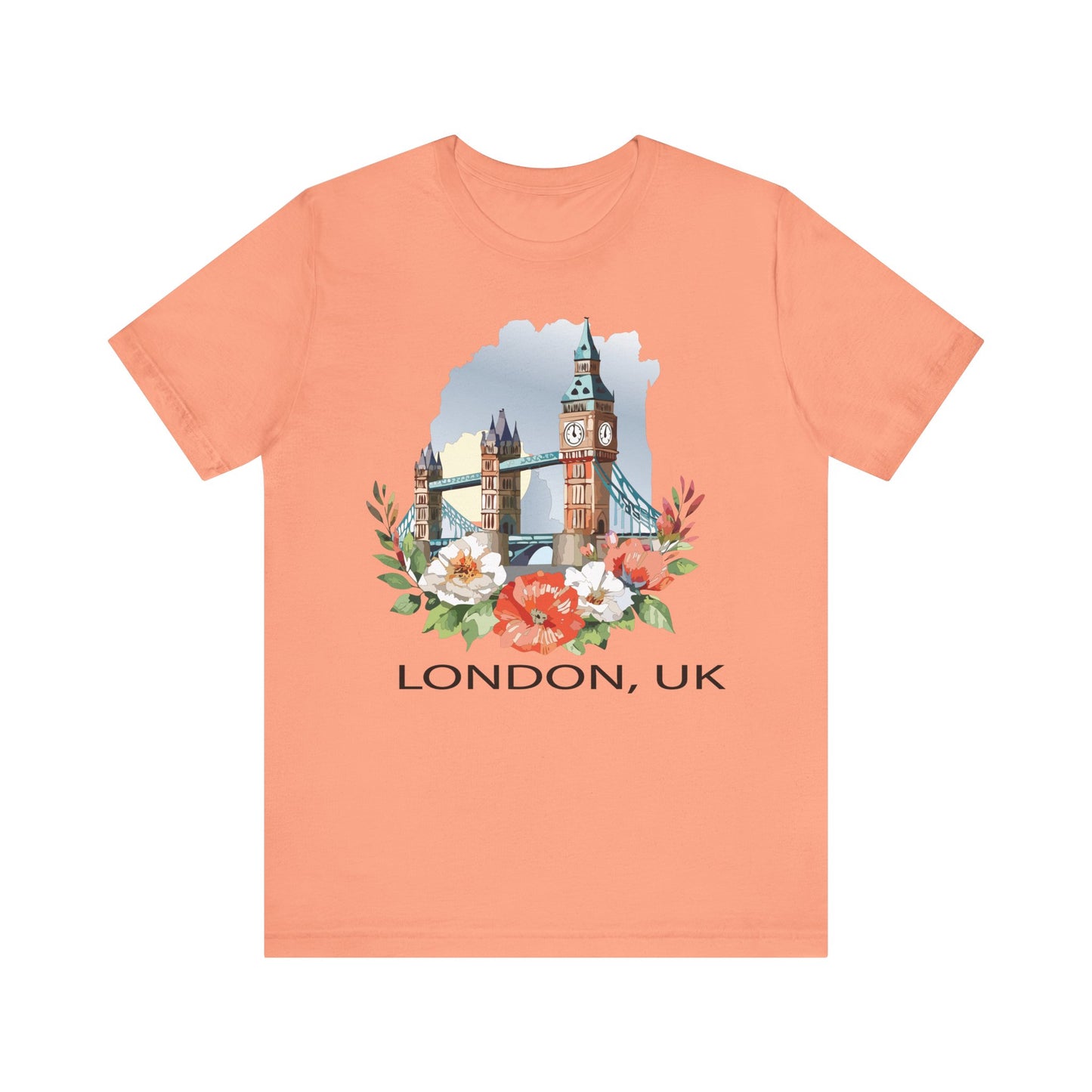 London Shirt, Travel T-Shirt, Tourist Shirts, Tee Shirt with Travel Prints 5