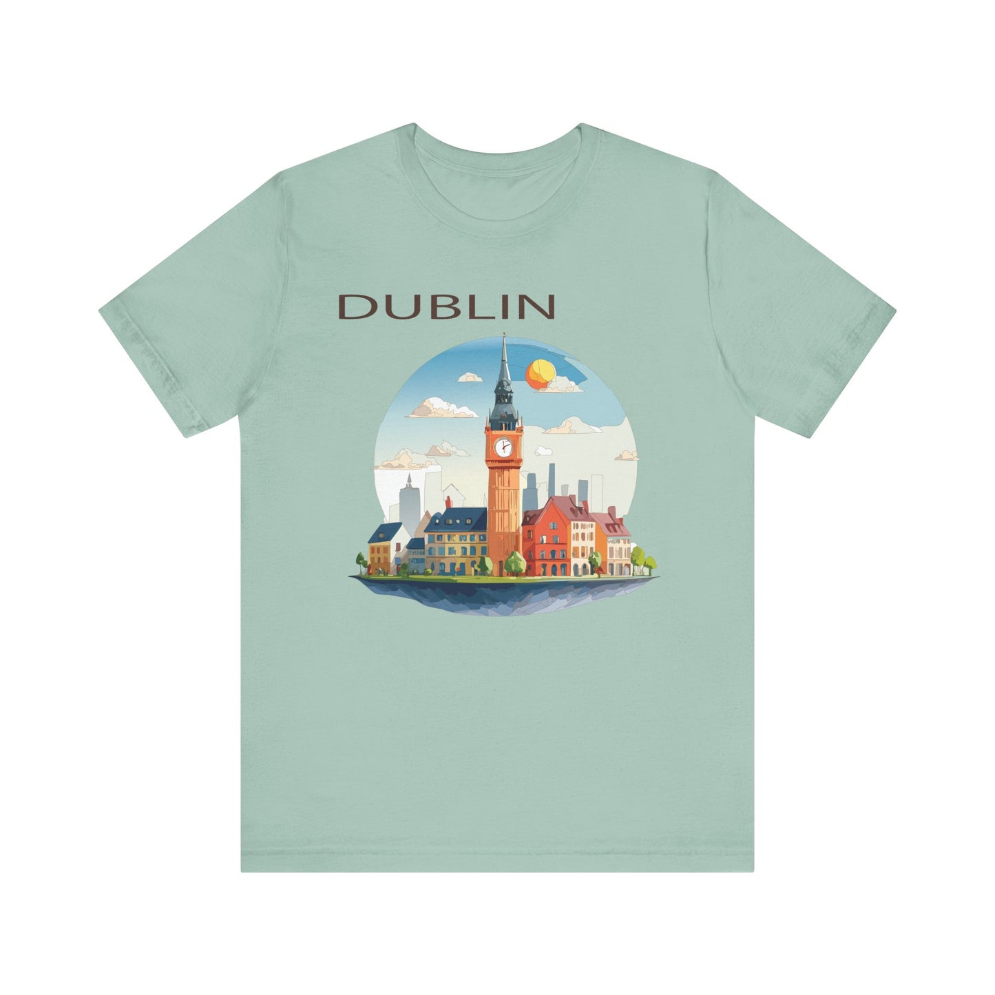 Dublin Shirt, Travel T-Shirt, Tourist Shirts, Tee Shirt with Travel Prints 1