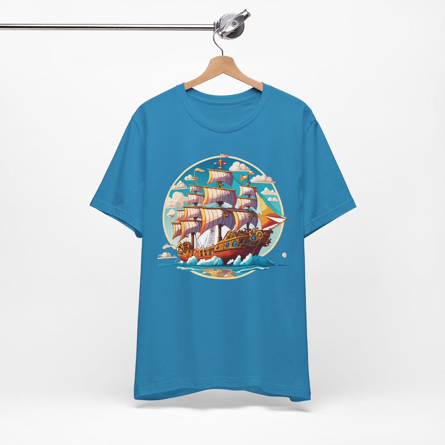 Ship Tee Shirt, Tee Shirt with Ship