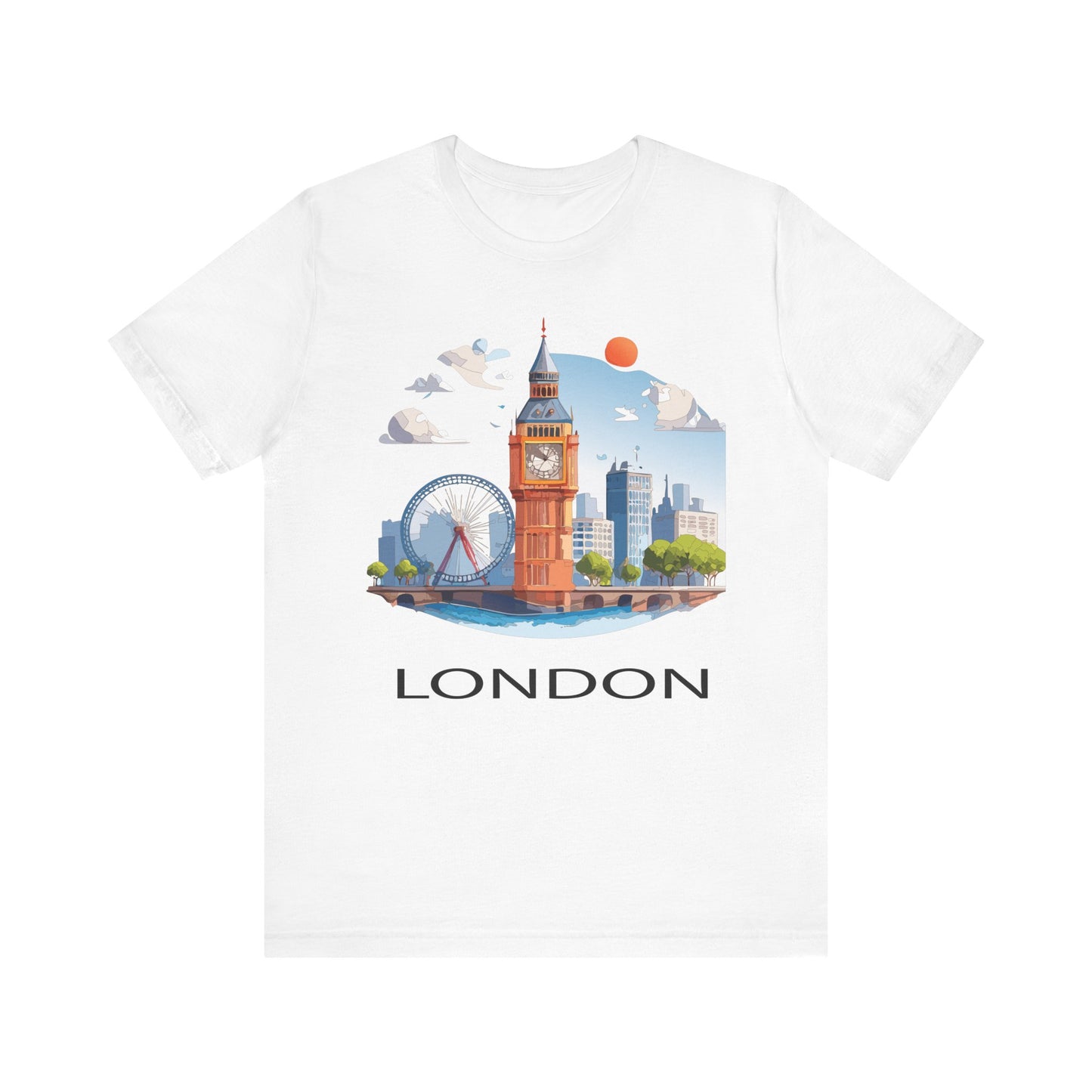 London Shirt, Travel T-Shirt, Tourist Shirts, Tee Shirt with Travel Prints 3