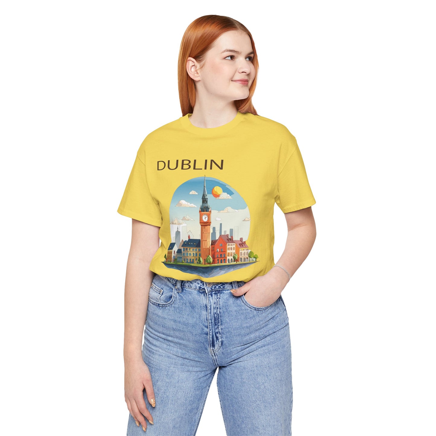 Dublin Shirt, Travel T-Shirt, Tourist Shirts, Tee Shirt with Travel Prints 1