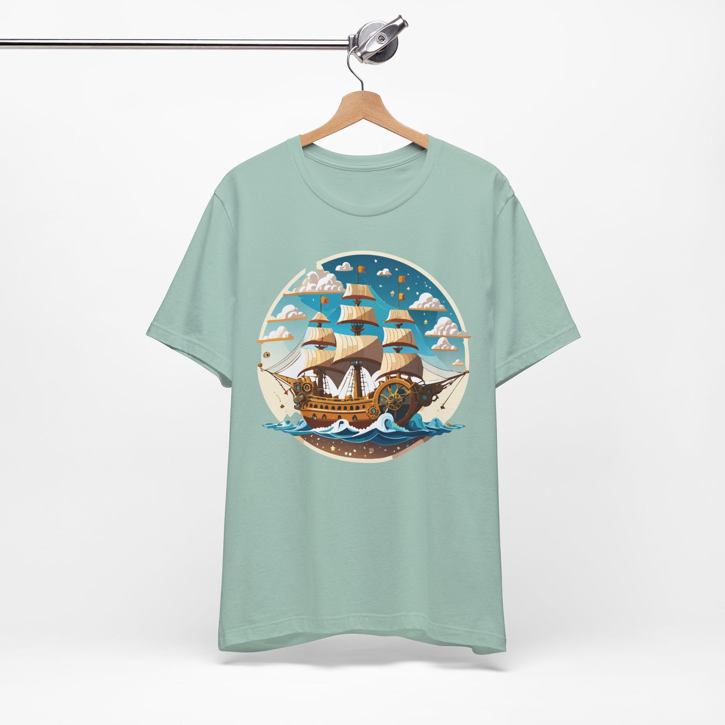 Ship Tee Shirt, Tee Shirt with Ship