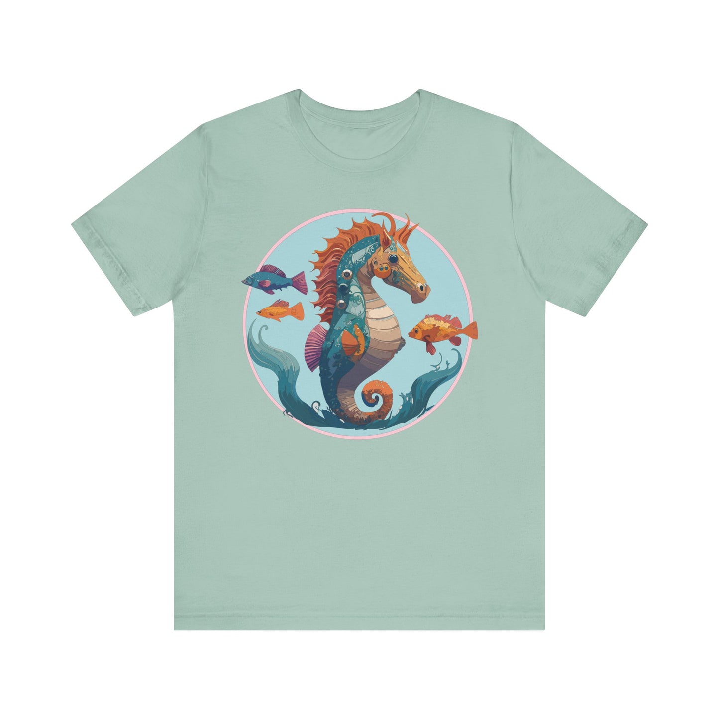 Animals Shirt, Shirt with Seahorse