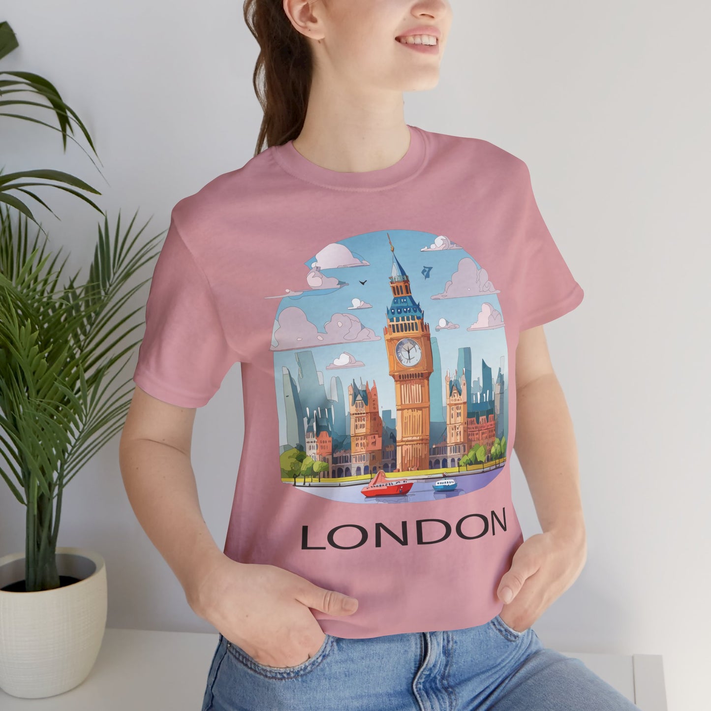 London Shirt, Travel T-Shirt, Tourist Shirts, Tee Shirt with Travel Prints 2