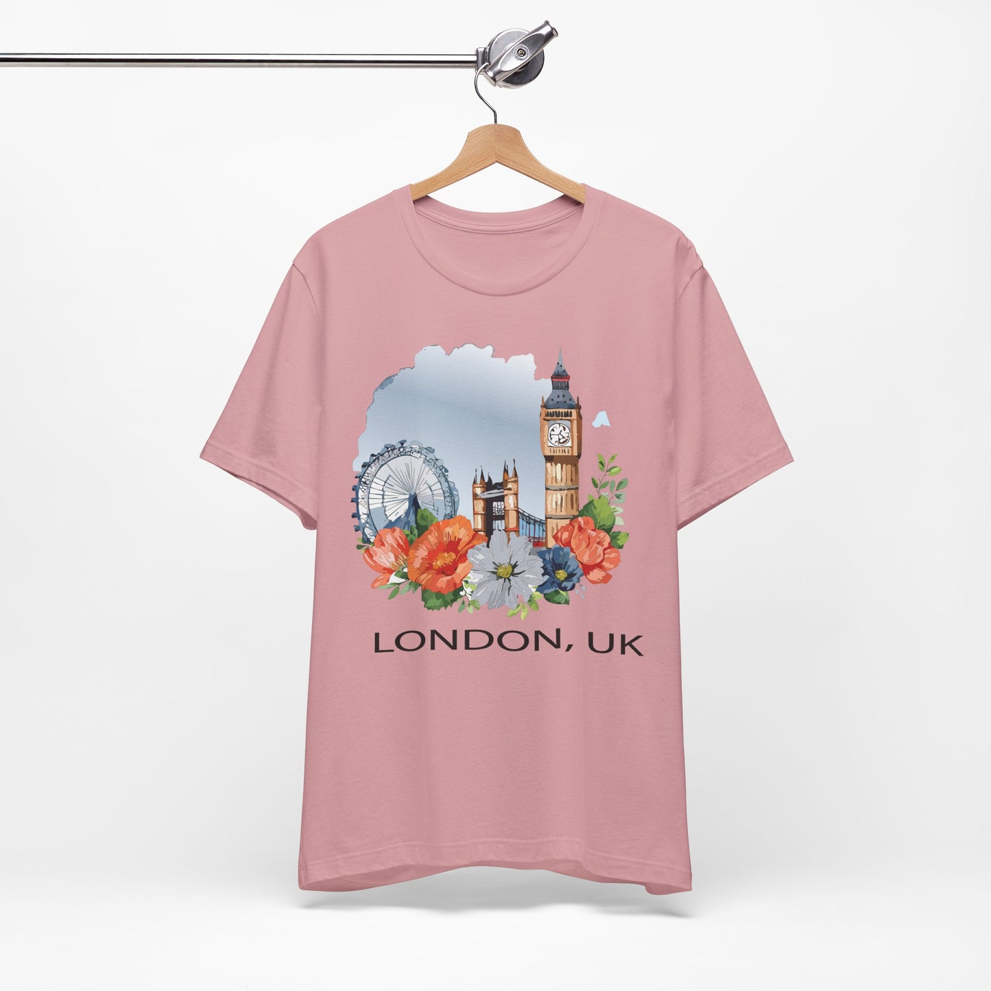 London Shirt, Travel T-Shirt, Tourist Shirts, Tee Shirt with Travel Prints 4