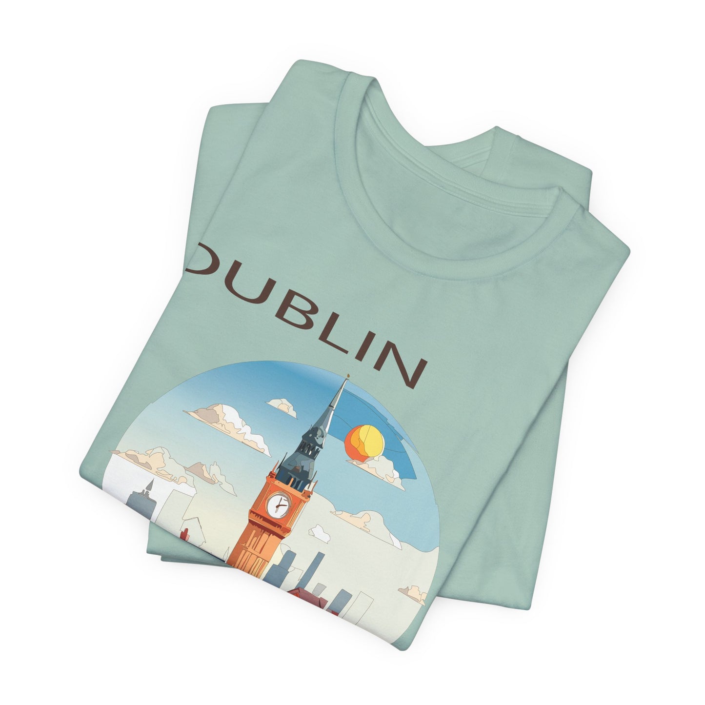 Dublin Shirt, Travel T-Shirt, Tourist Shirts, Tee Shirt with Travel Prints 1