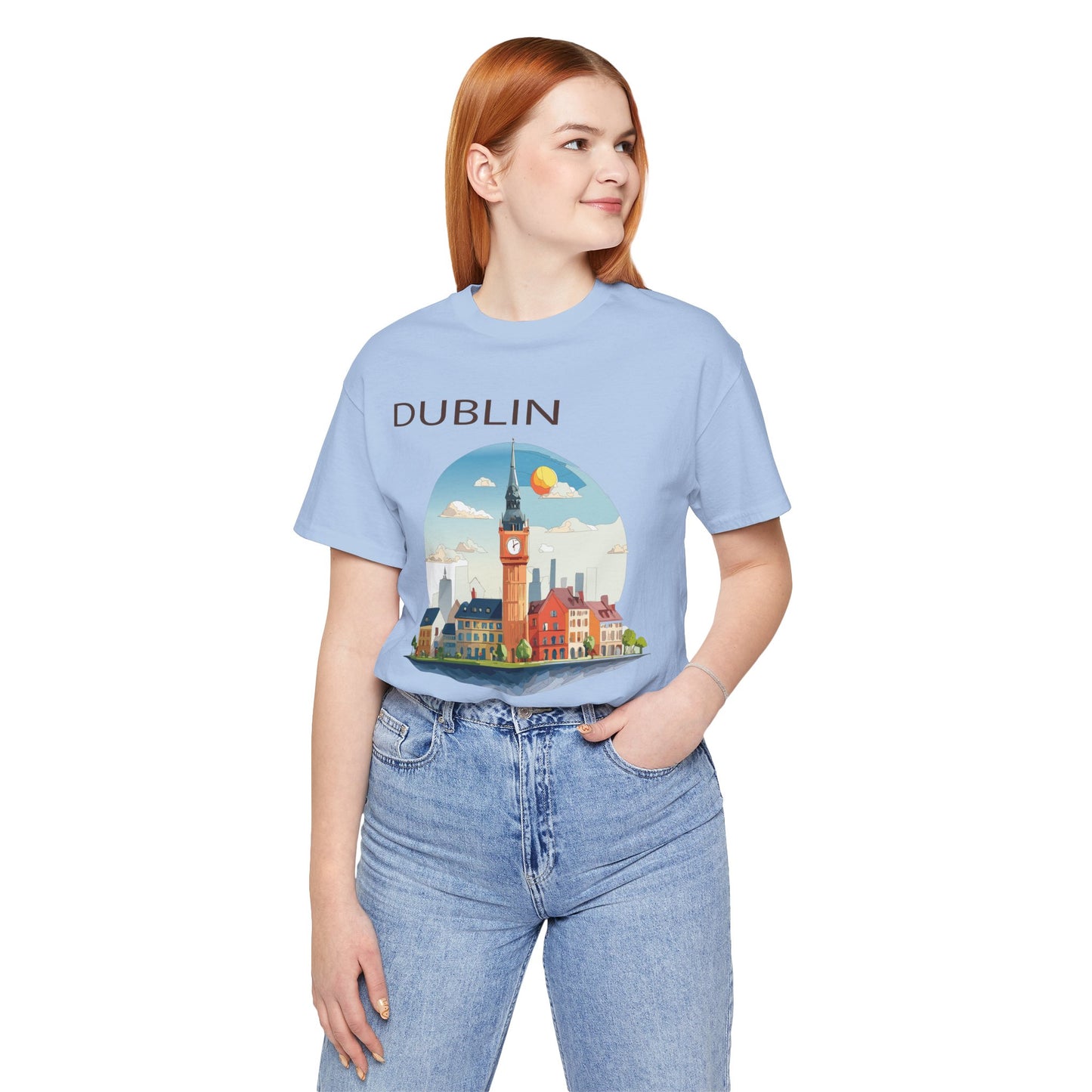 Dublin Shirt, Travel T-Shirt, Tourist Shirts, Tee Shirt with Travel Prints 1
