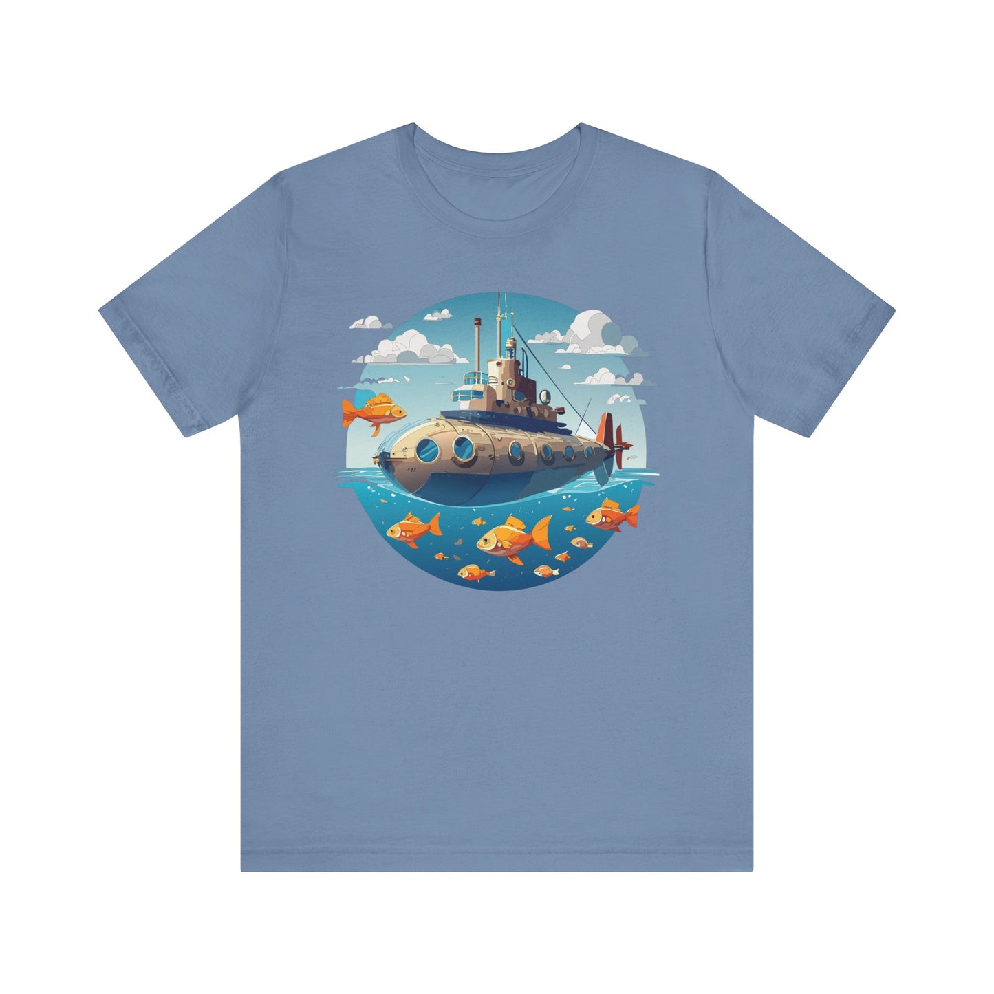 Ship Tee Shirt, Tee Shirt with Ship