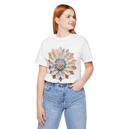 Floral Mandala Shirt, Flowers Mandala Shirt