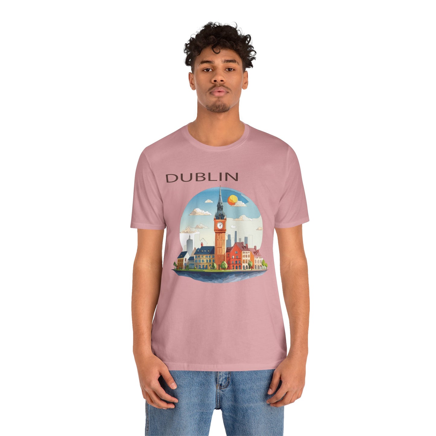 Dublin Shirt, Travel T-Shirt, Tourist Shirts, Tee Shirt with Travel Prints 1
