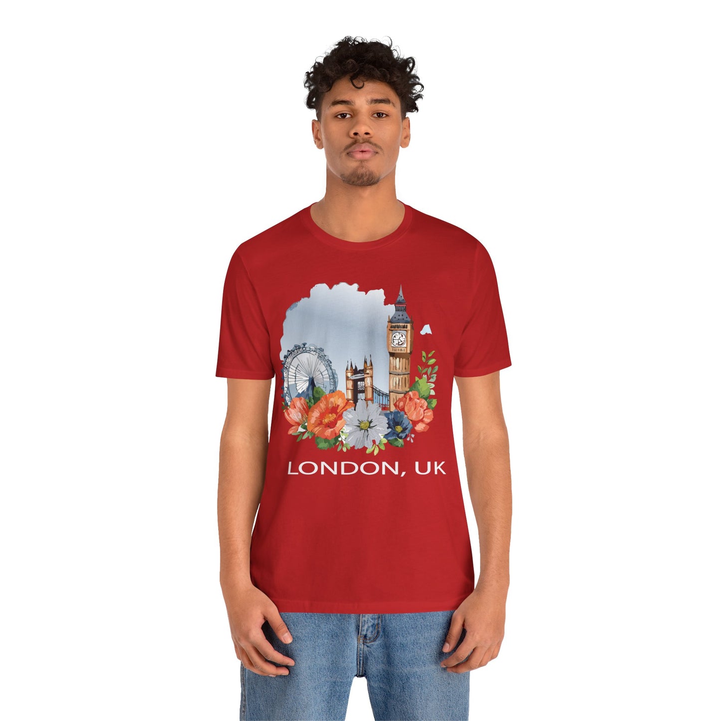 London Shirt, Travel T-Shirt, Tourist Shirts, Tee Shirt with Travel Prints 4