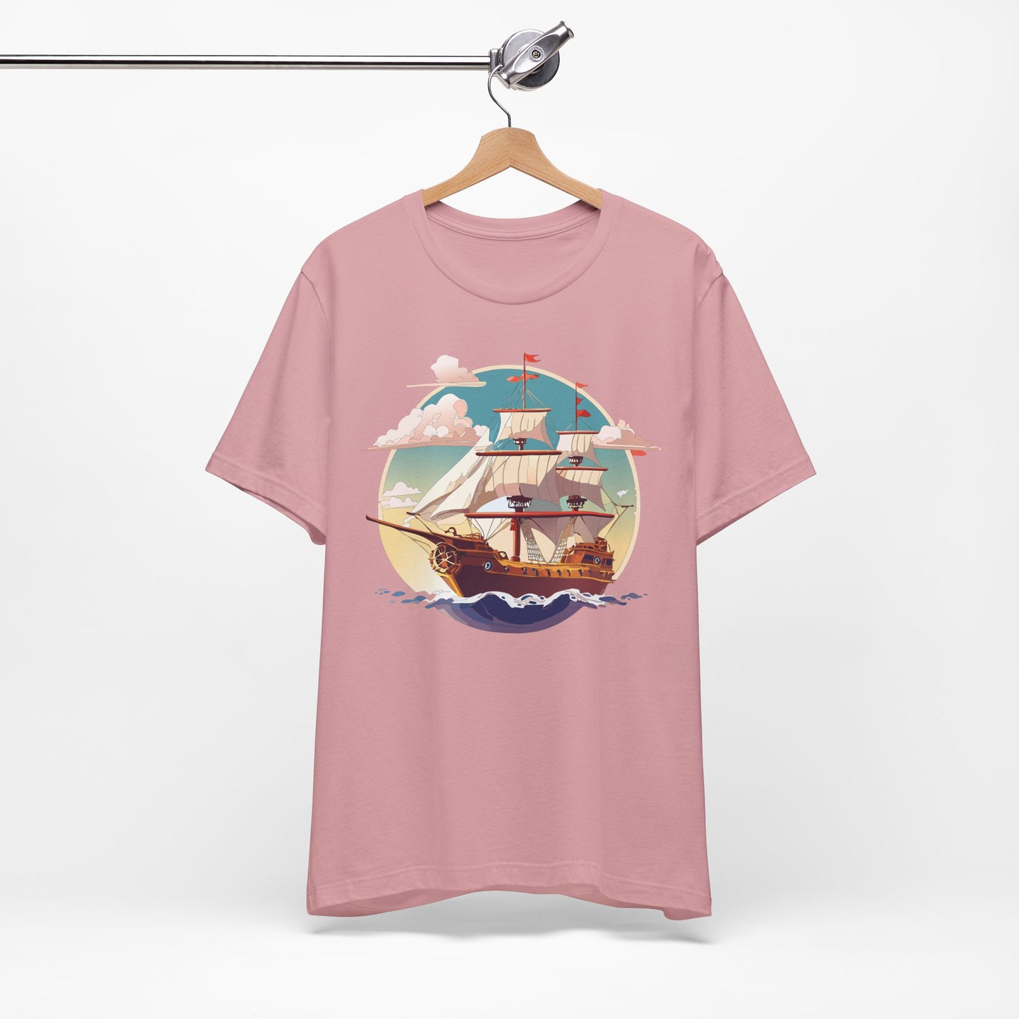 Ship Tee Shirt, Tee Shirt with Ship