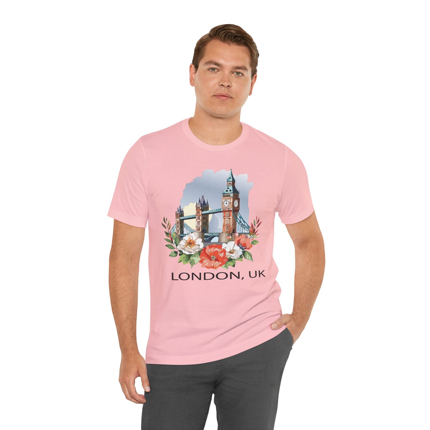 London Shirt, Travel T-Shirt, Tourist Shirts, Tee Shirt with Travel Prints 5