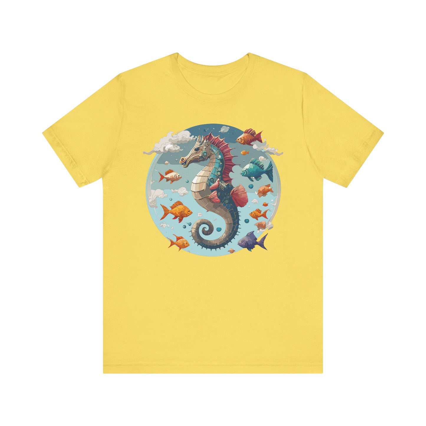 Animals Shirt, Shirt with Seahorse