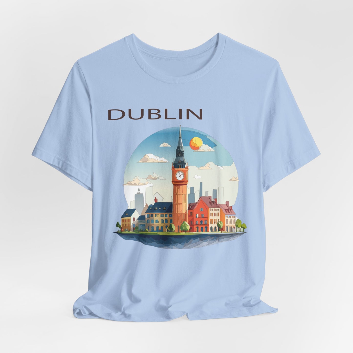 Dublin Shirt, Travel T-Shirt, Tourist Shirts, Tee Shirt with Travel Prints 1