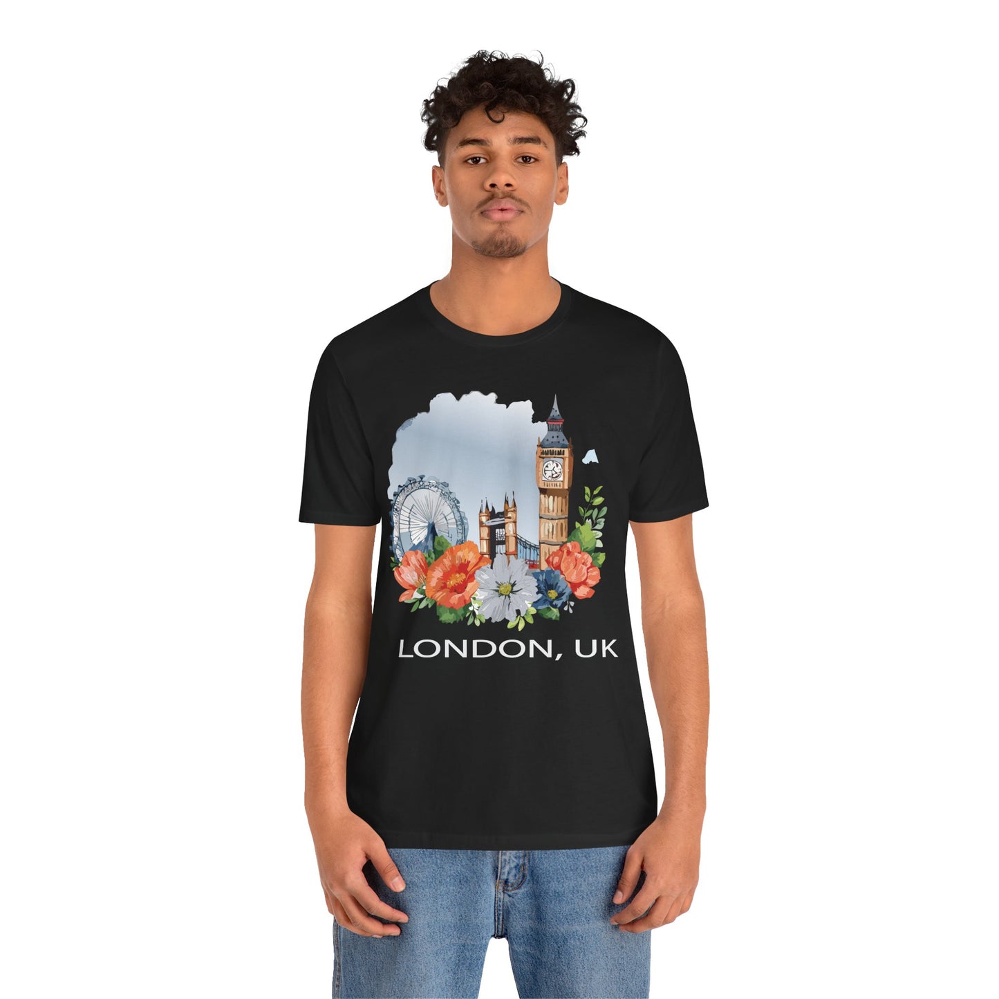 London Shirt, Travel T-Shirt, Tourist Shirts, Tee Shirt with Travel Prints 4