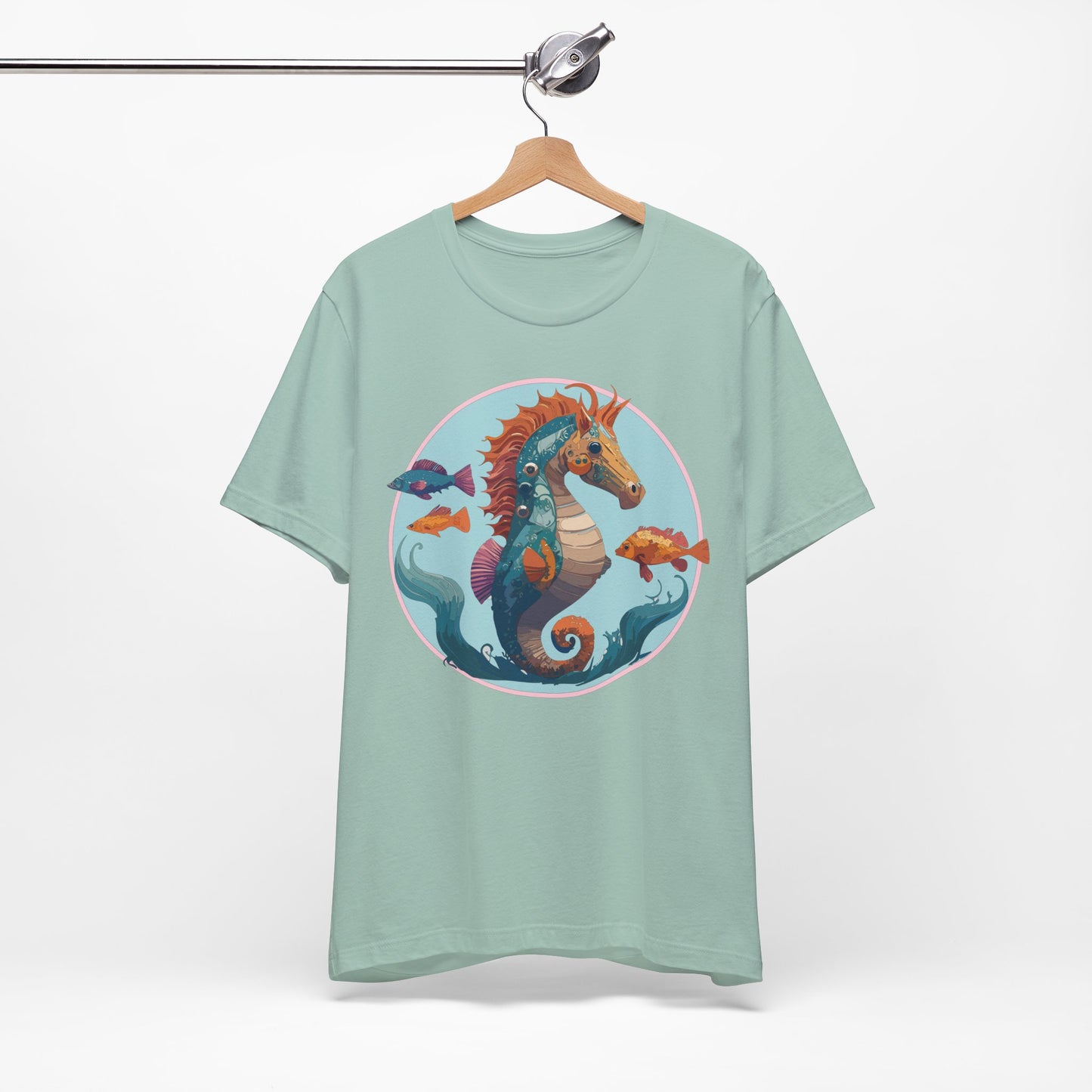 Animals Shirt, Shirt with Seahorse