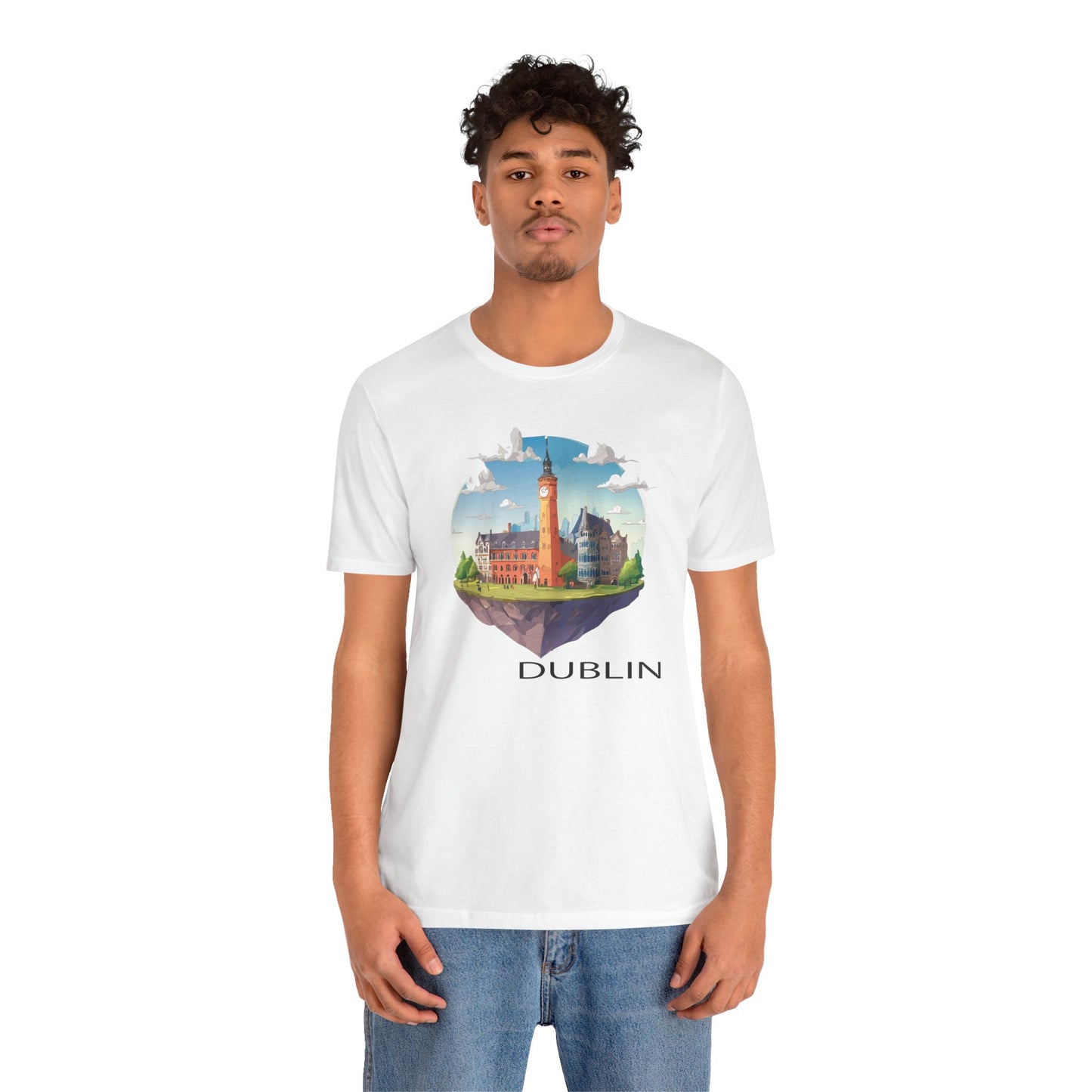 Dublin Shirt, Travel T-Shirt, Tourist Shirts, Tee Shirt with Travel Prints 2