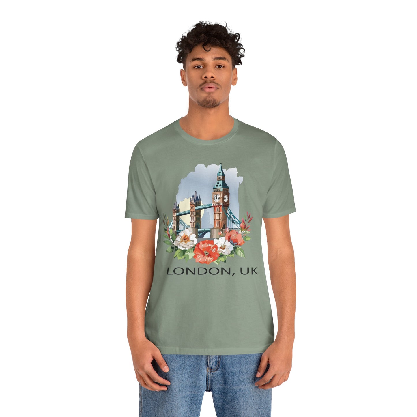 London Shirt, Travel T-Shirt, Tourist Shirts, Tee Shirt with Travel Prints 5
