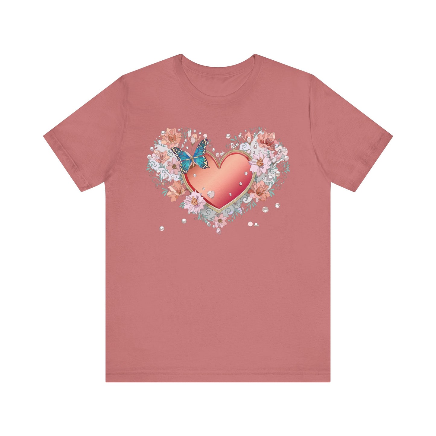 Heart Tee Shirt, Shirt with Heart