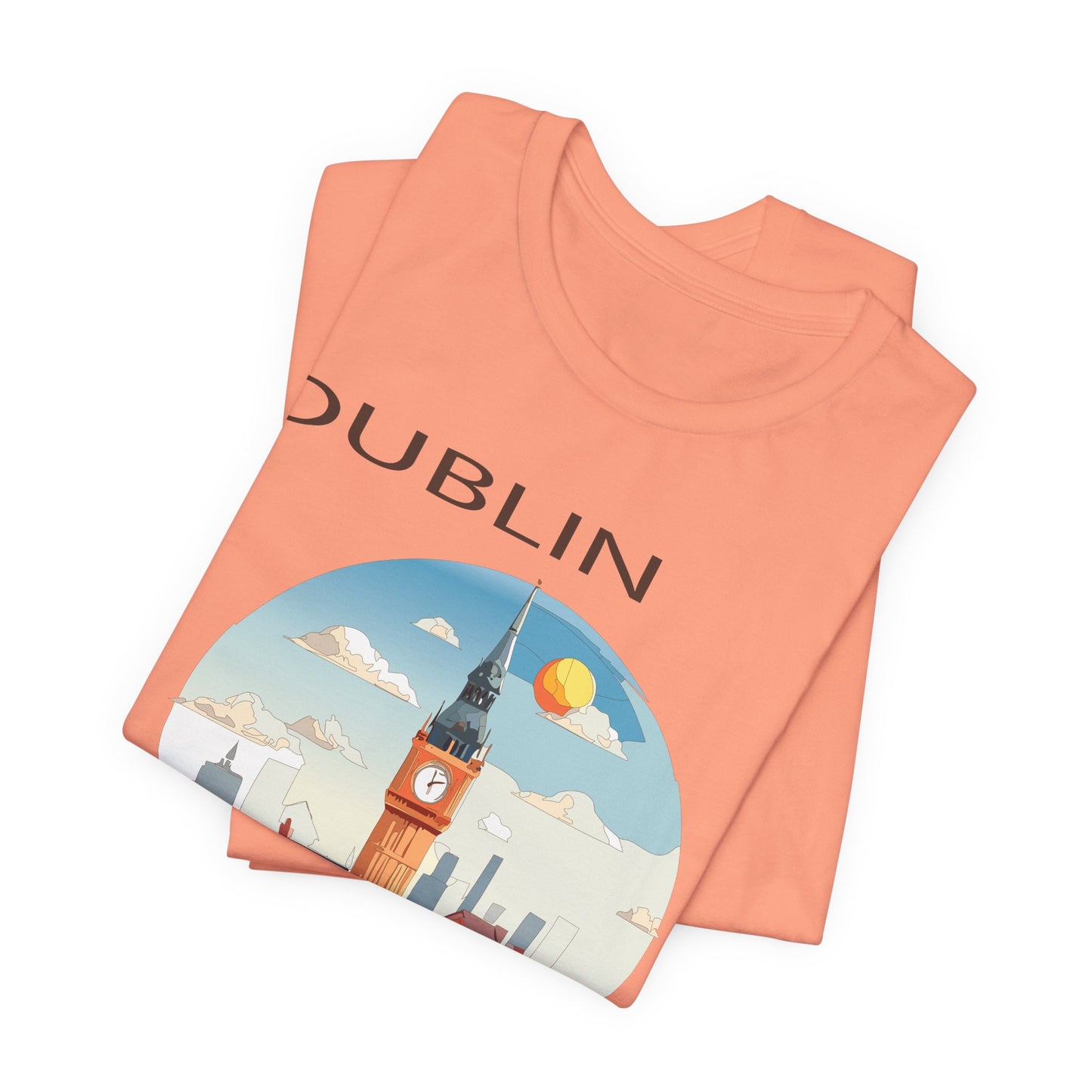 Dublin Shirt, Travel T-Shirt, Tourist Shirts, Tee Shirt with Travel Prints 1