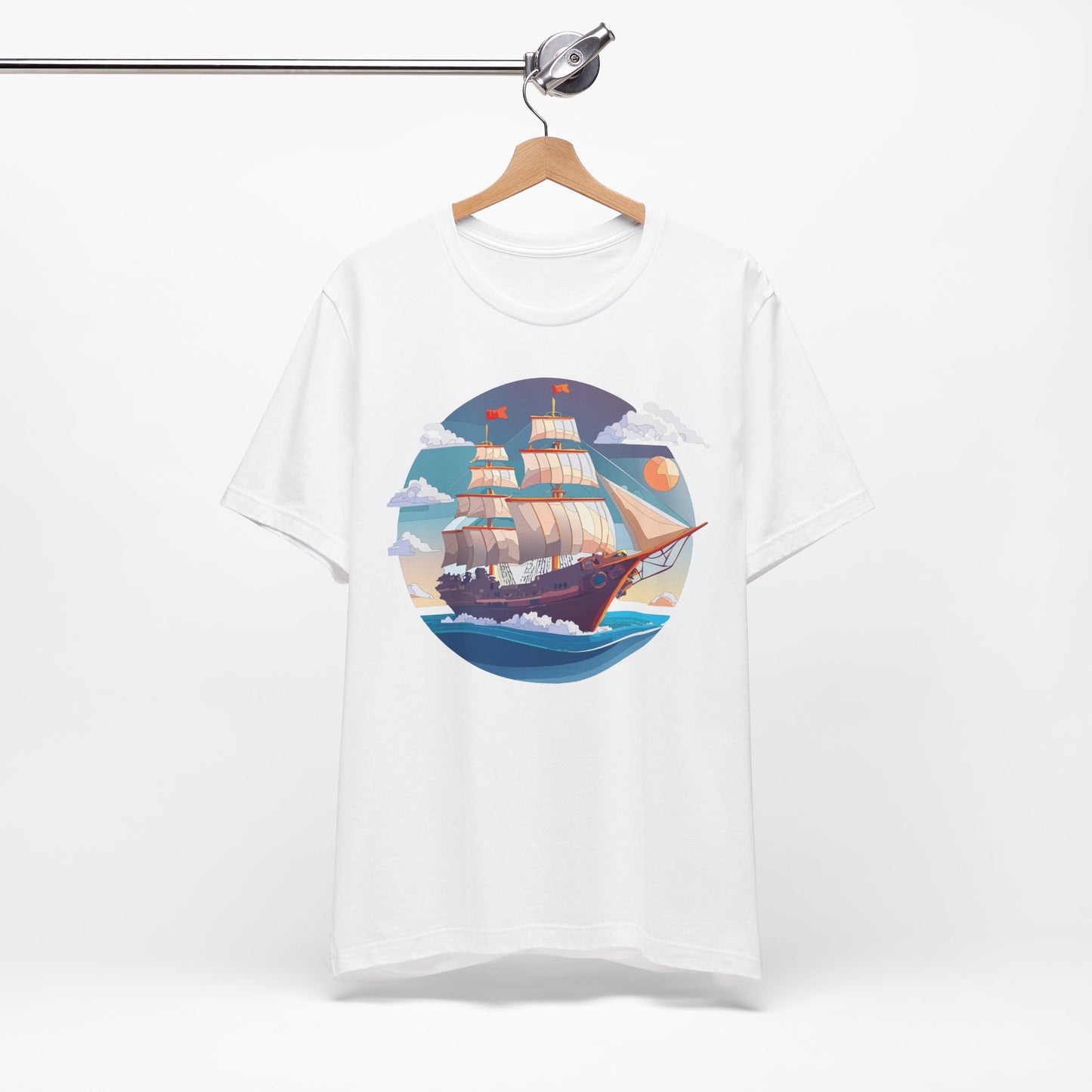 Ship Tee Shirt, Tee Shirt with Ship