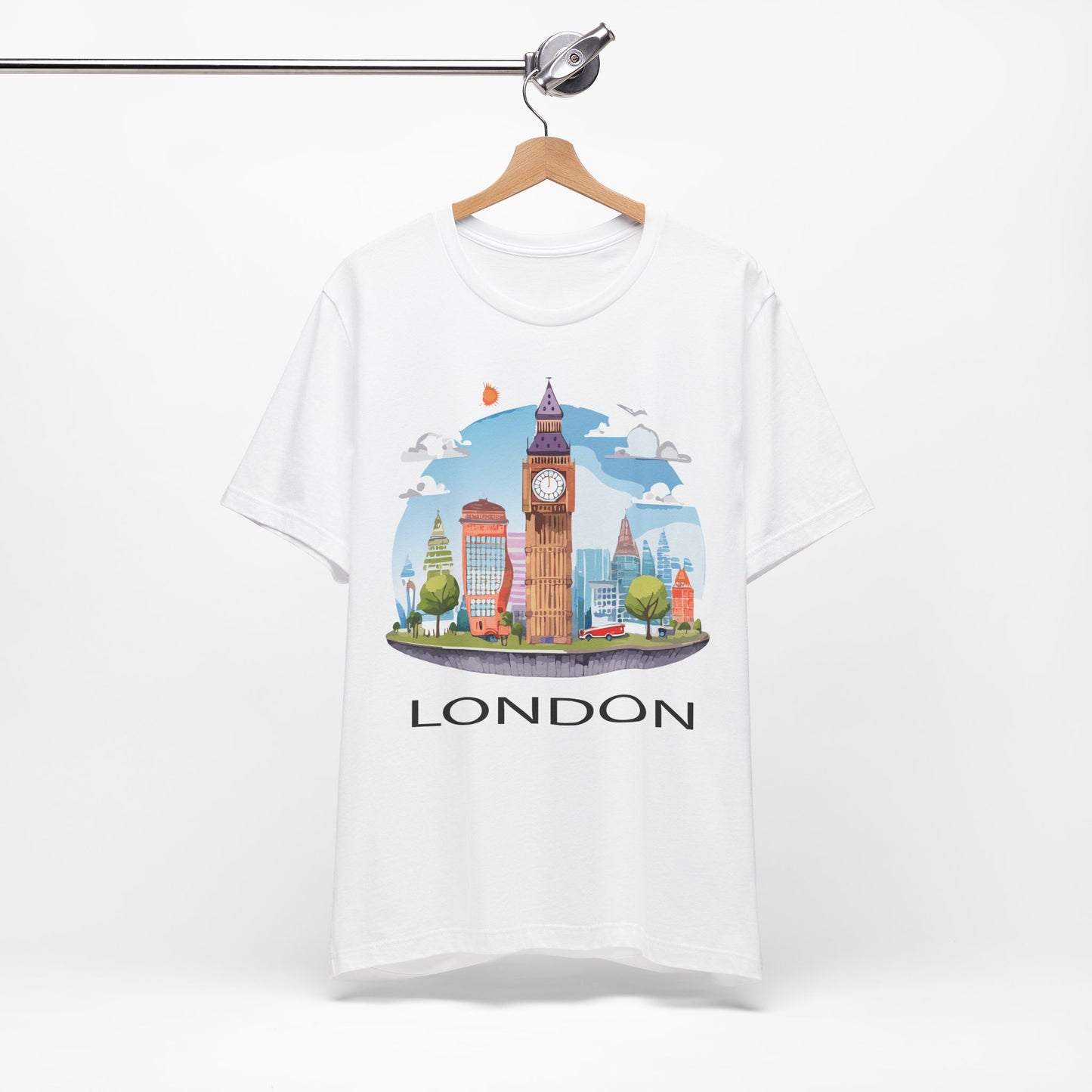 London Shirt, Travel T-Shirt, Tourist Shirts, Tee Shirt with Travel Prints 1
