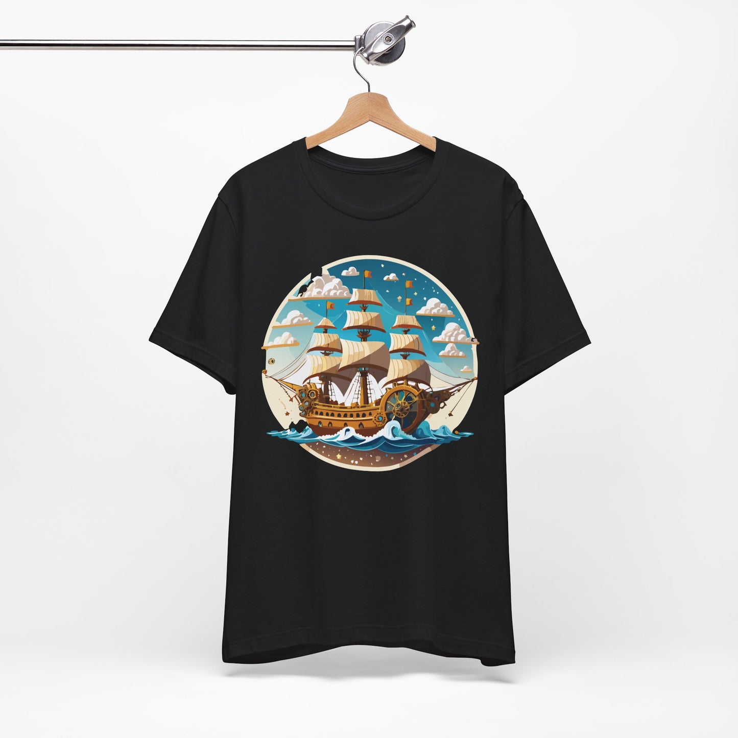 Ship Tee Shirt, Tee Shirt with Ship