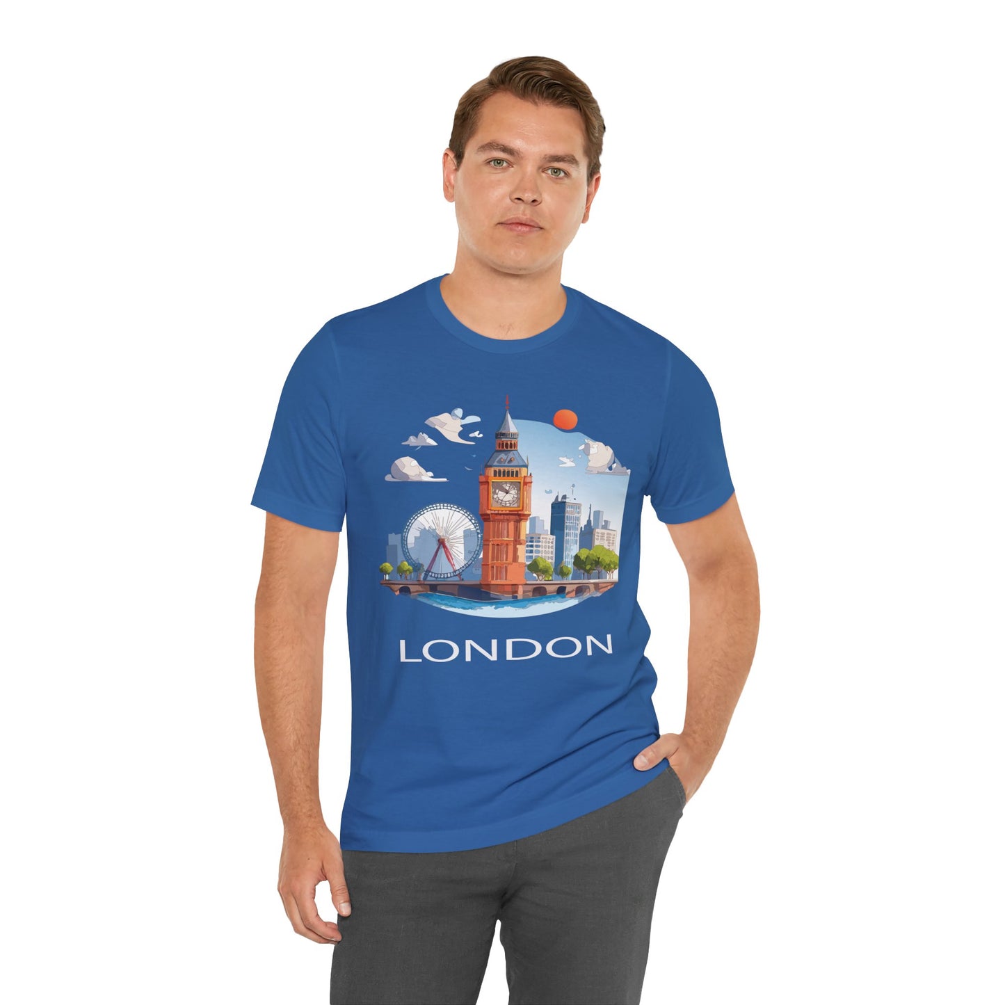 London Shirt, Travel T-Shirt, Tourist Shirts, Tee Shirt with Travel Prints 3