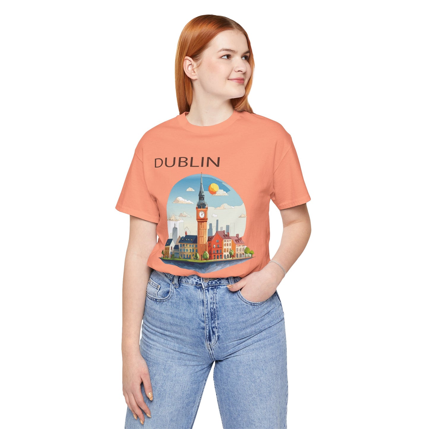 Dublin Shirt, Travel T-Shirt, Tourist Shirts, Tee Shirt with Travel Prints 1
