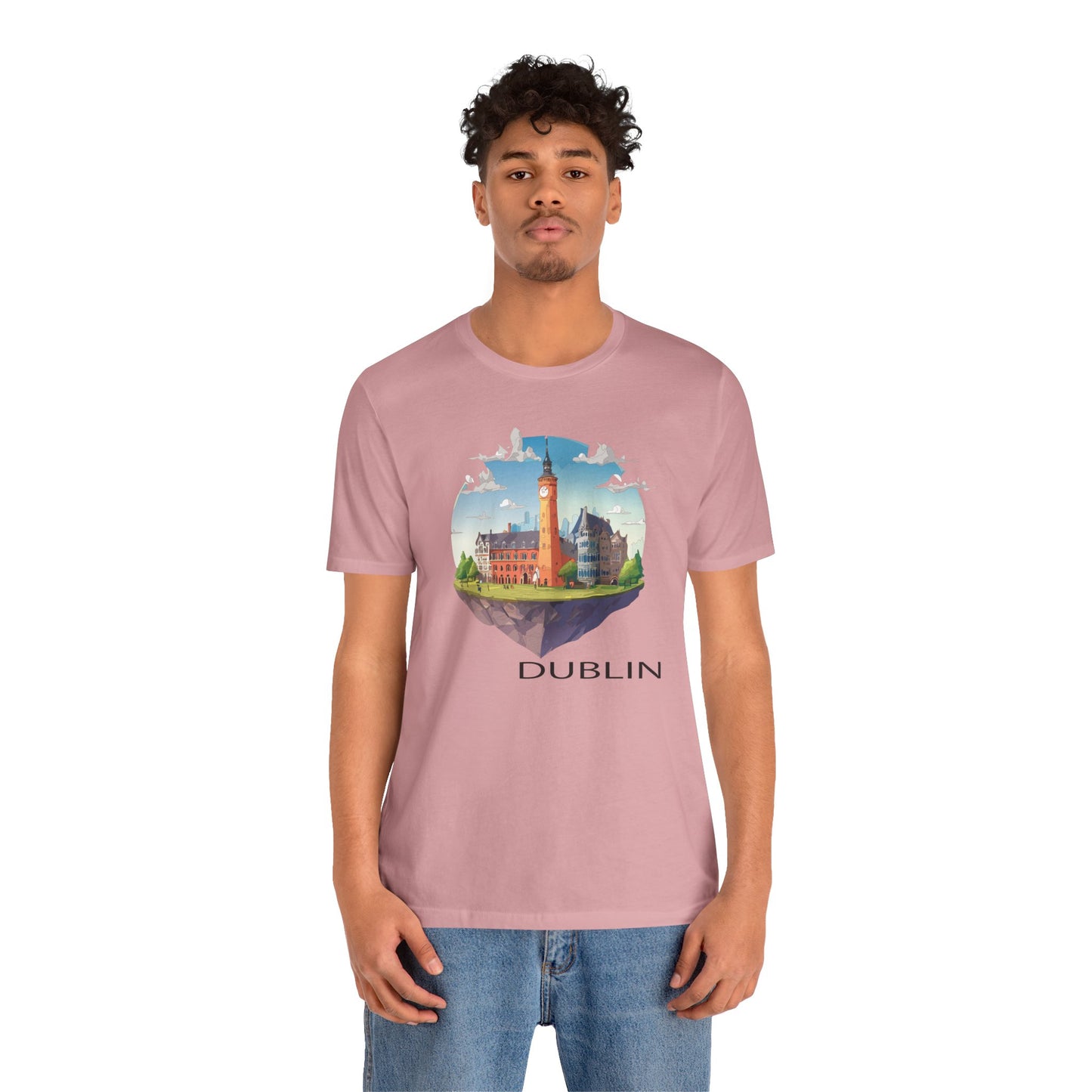 Dublin Shirt, Travel T-Shirt, Tourist Shirts, Tee Shirt with Travel Prints 2
