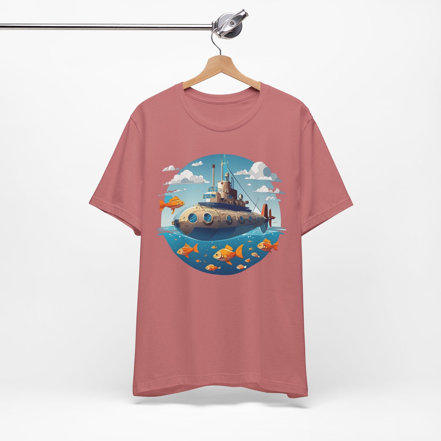 Ship Tee Shirt, Tee Shirt with Ship