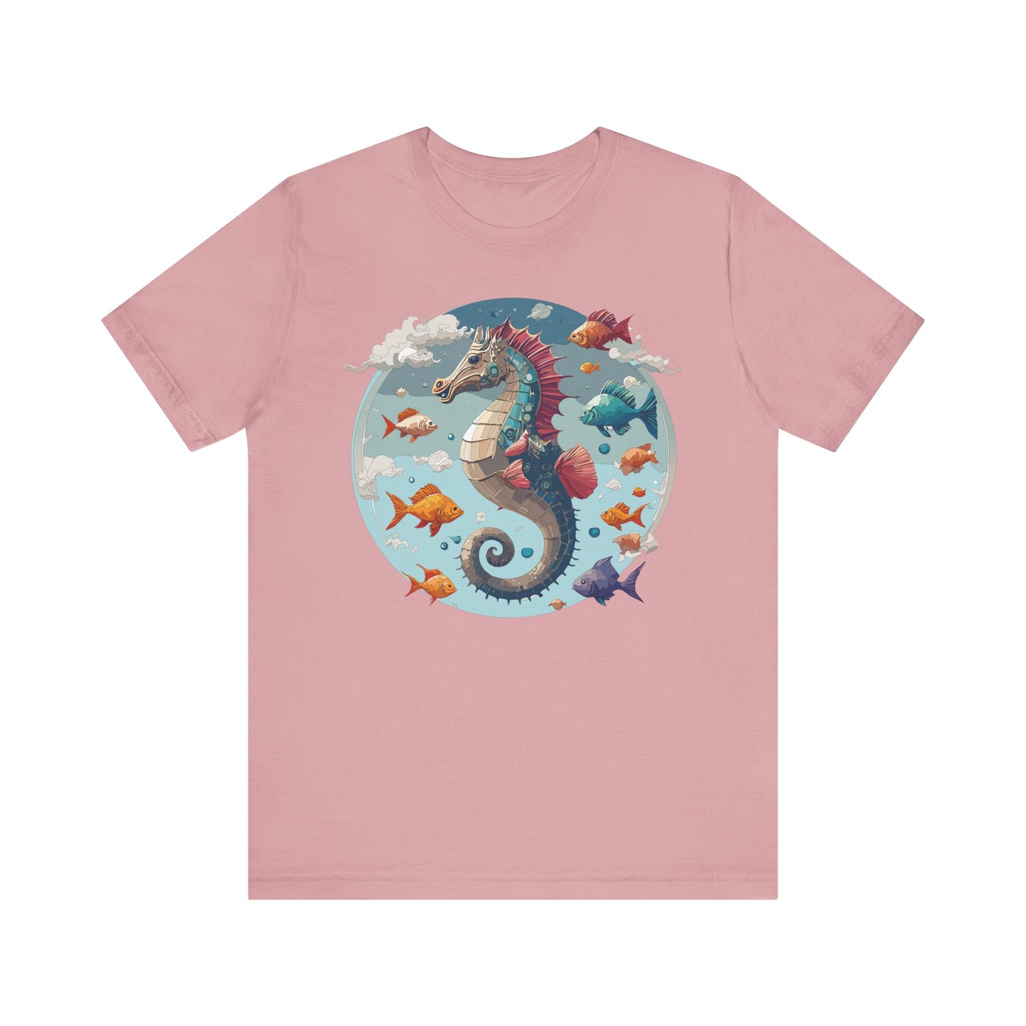 Animals Shirt, Shirt with Seahorse
