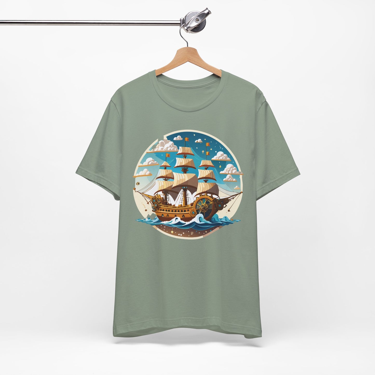 Ship Tee Shirt, Tee Shirt with Ship