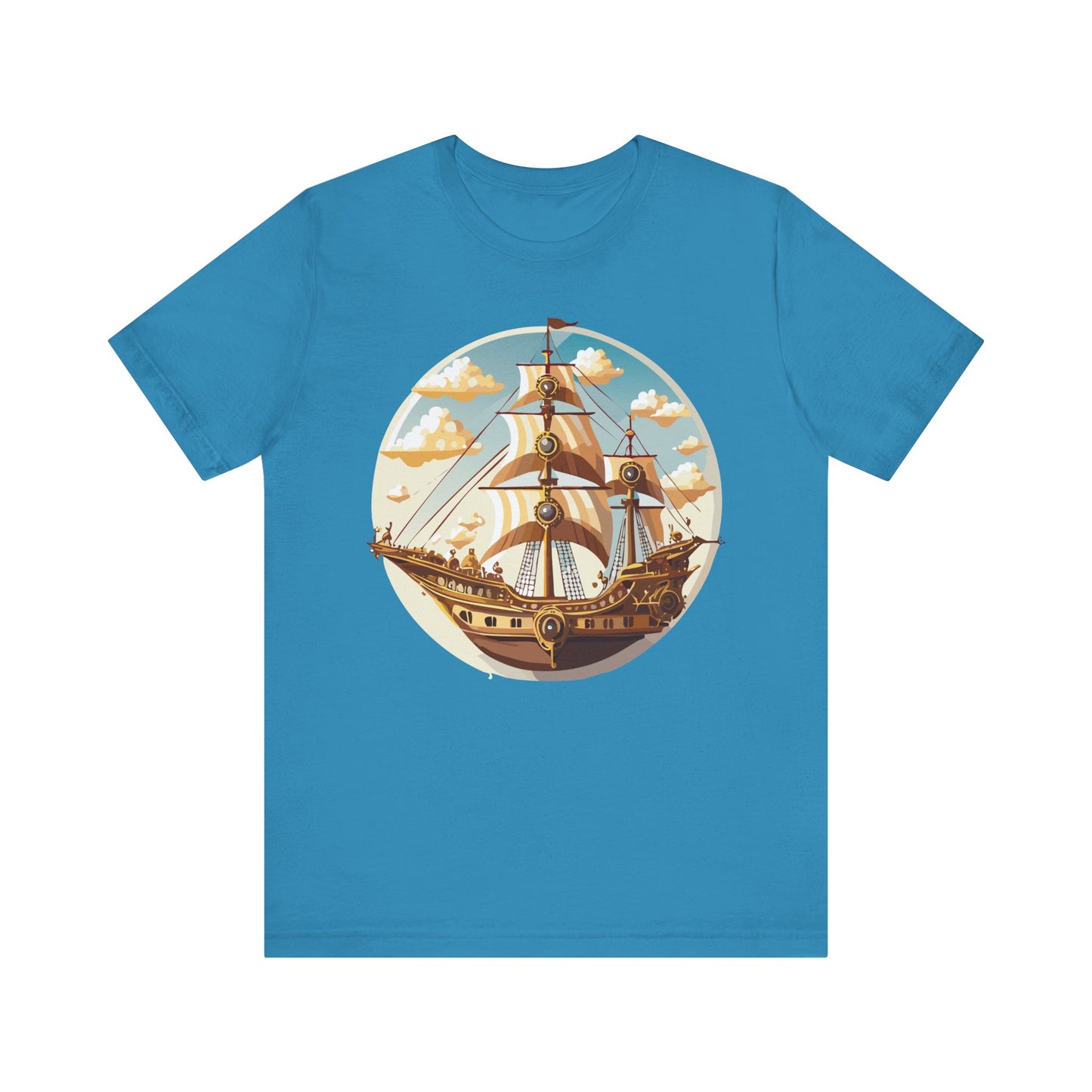 Ship Tee Shirt, Tee Shirt with Ship