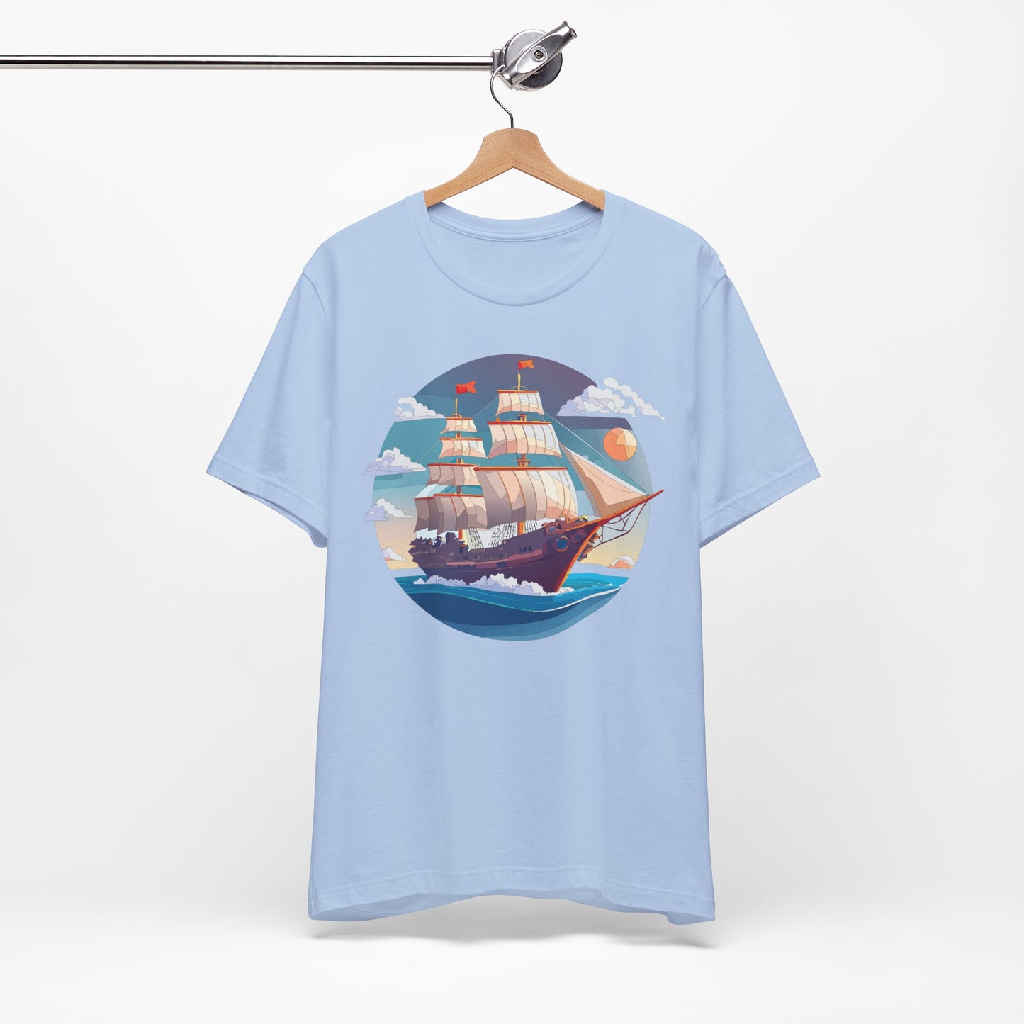 Ship Tee Shirt, Tee Shirt with Ship