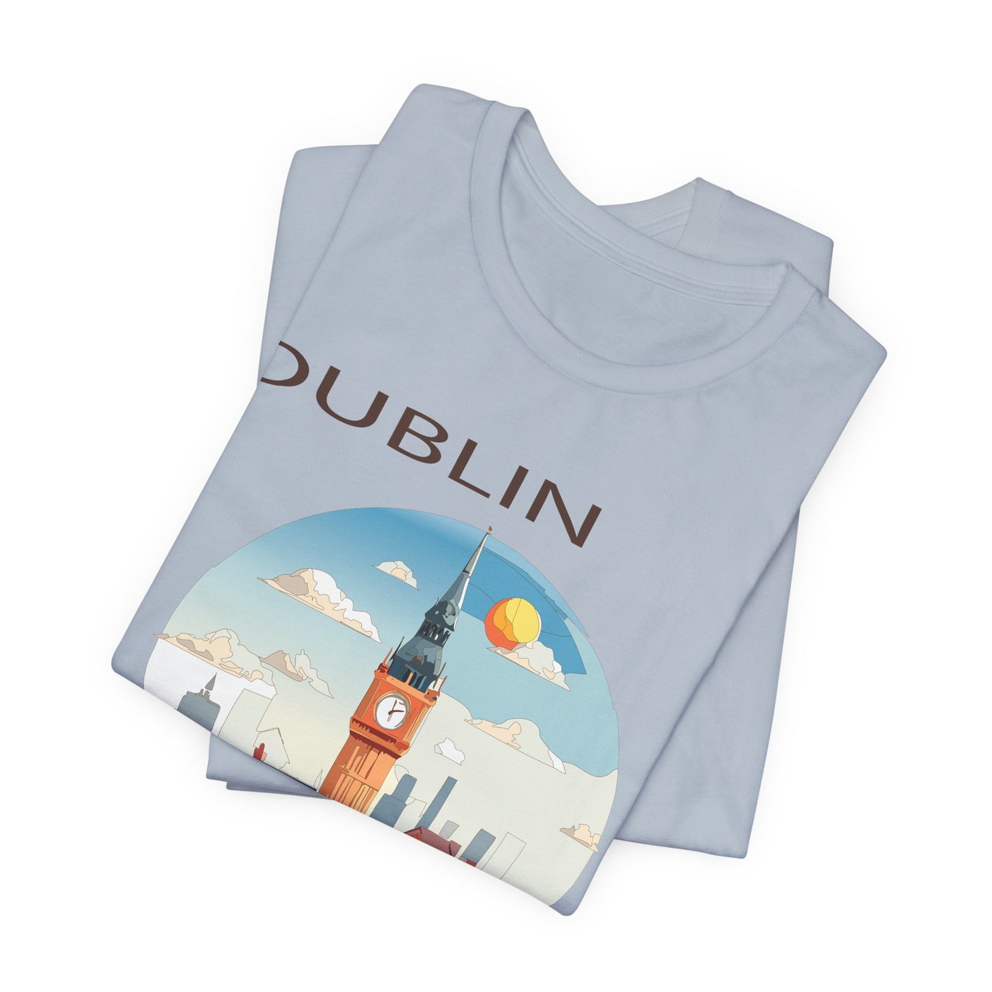 Dublin Shirt, Travel T-Shirt, Tourist Shirts, Tee Shirt with Travel Prints 1