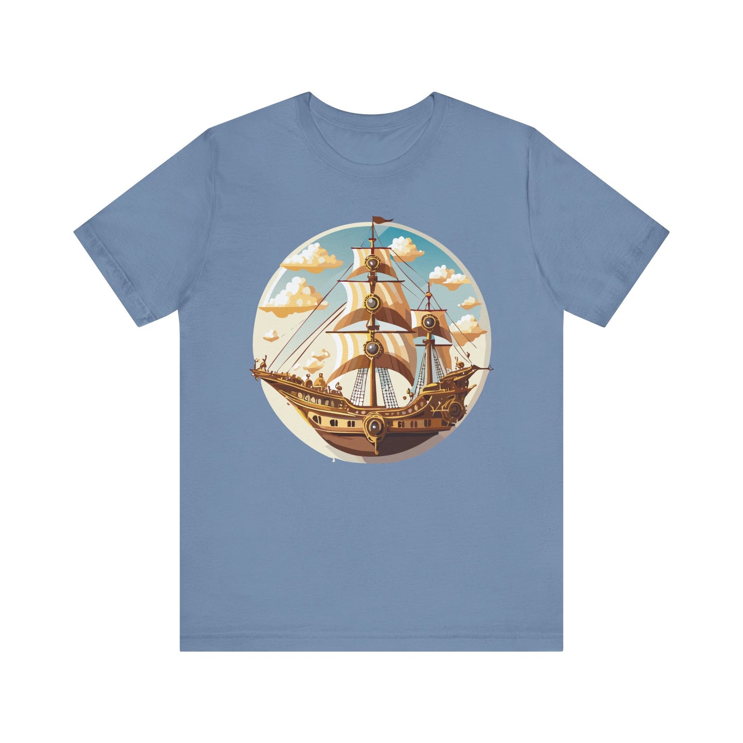 Ship Tee Shirt, Tee Shirt with Ship