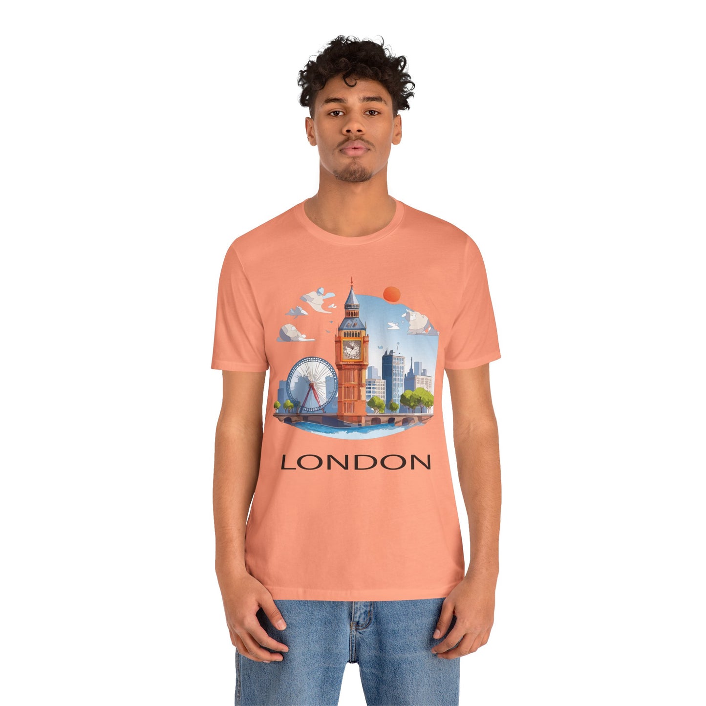 London Shirt, Travel T-Shirt, Tourist Shirts, Tee Shirt with Travel Prints 3