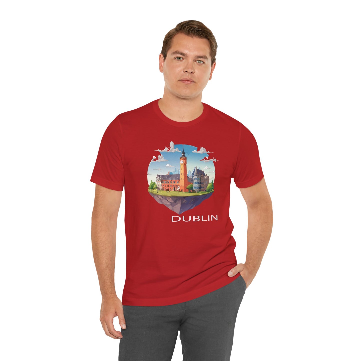 Dublin Shirt, Travel T-Shirt, Tourist Shirts, Tee Shirt with Travel Prints 2