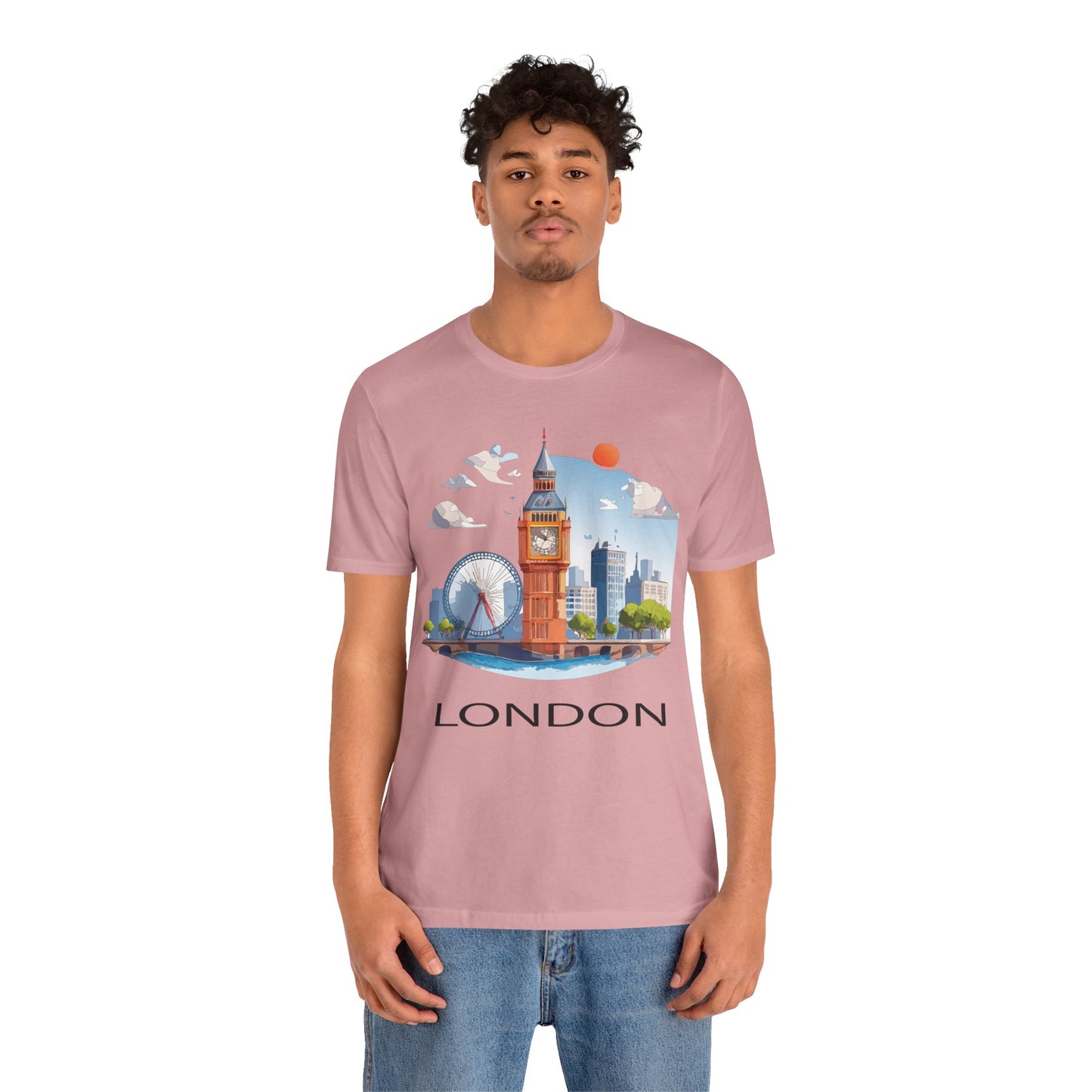 London Shirt, Travel T-Shirt, Tourist Shirts, Tee Shirt with Travel Prints 3