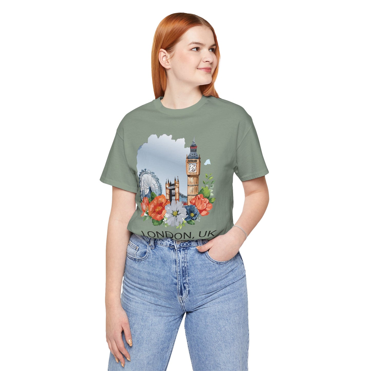 London Shirt, Travel T-Shirt, Tourist Shirts, Tee Shirt with Travel Prints 4