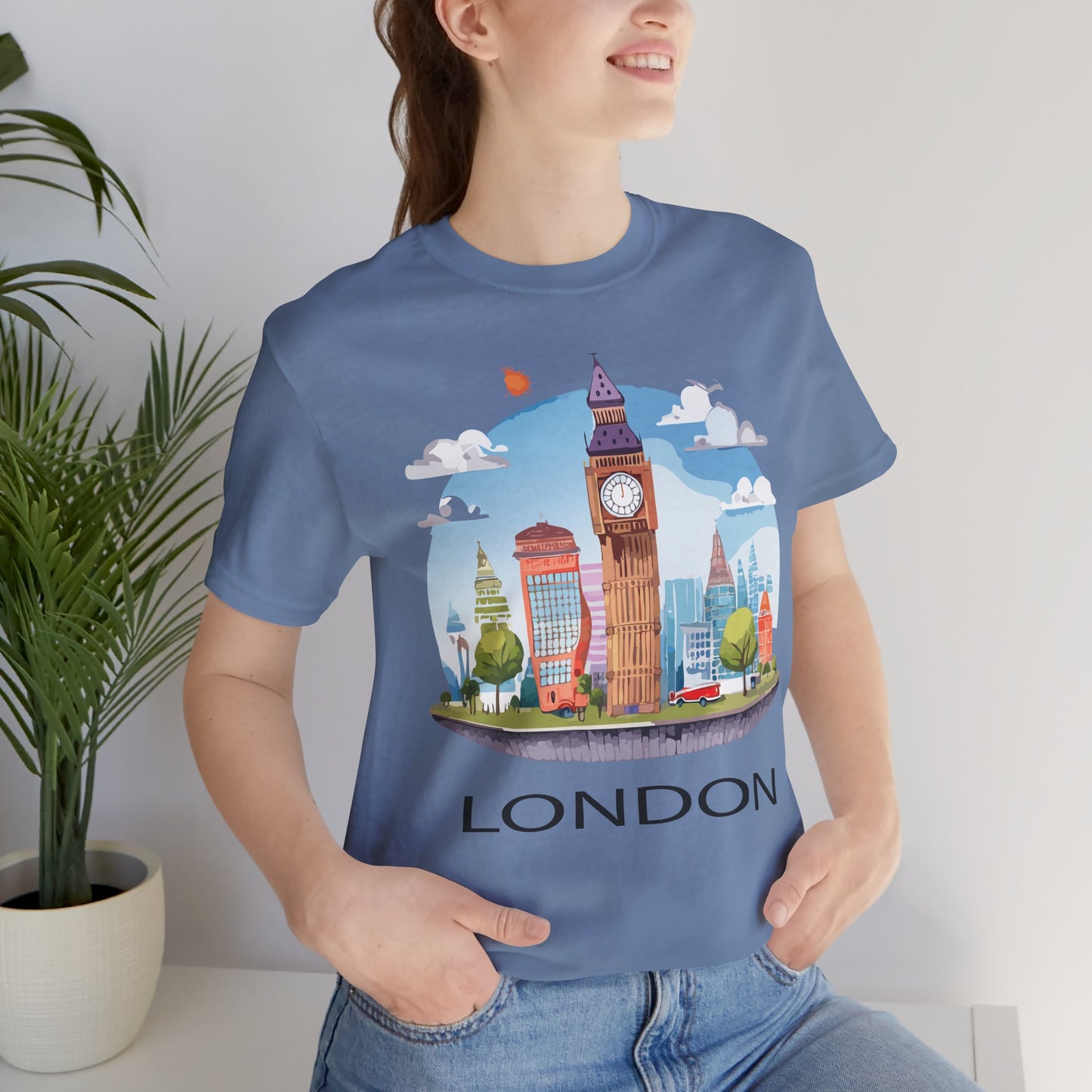 London Shirt, Travel T-Shirt, Tourist Shirts, Tee Shirt with Travel Prints 1