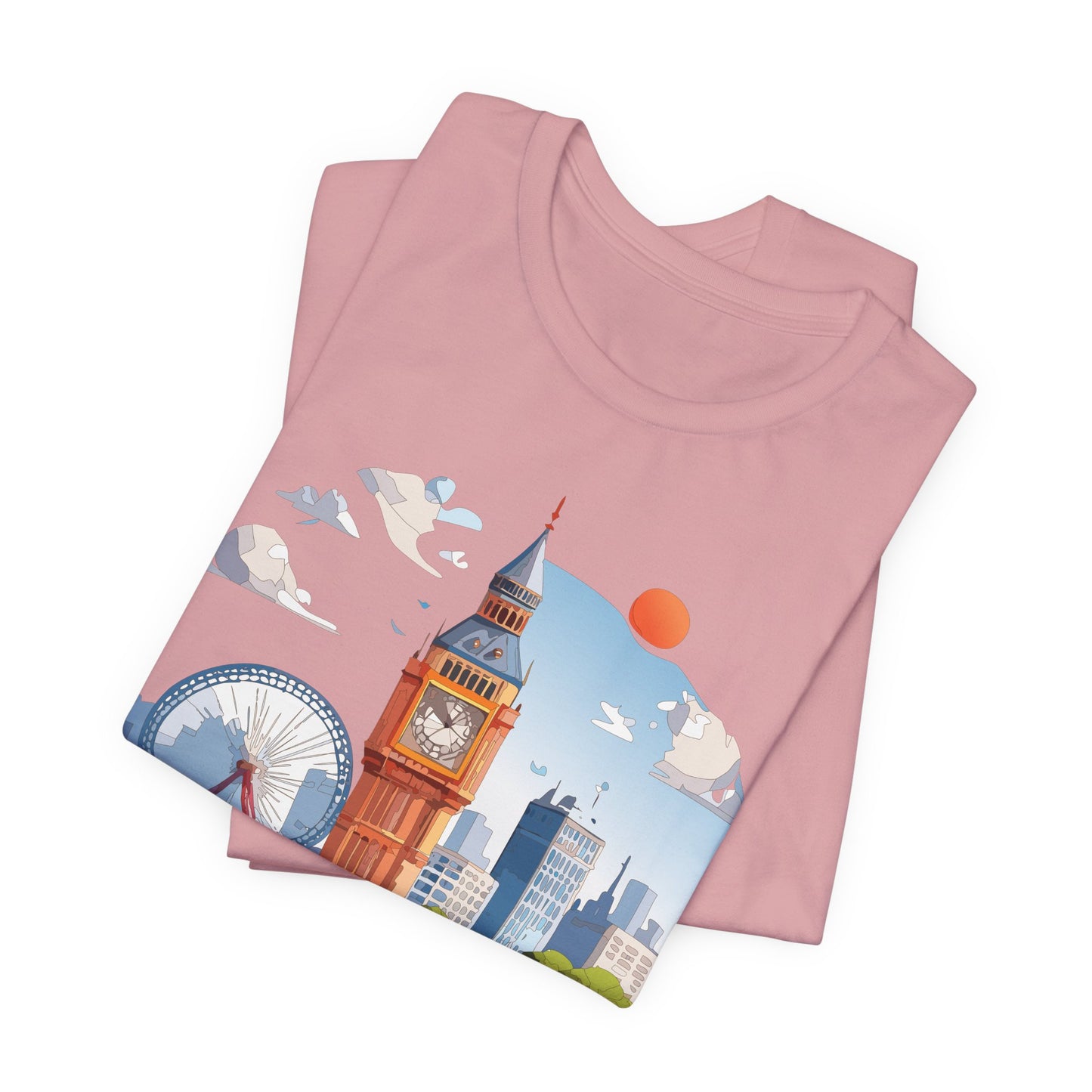 London Shirt, Travel T-Shirt, Tourist Shirts, Tee Shirt with Travel Prints 3