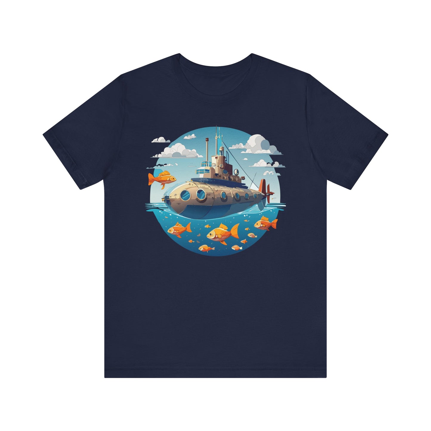 Ship Tee Shirt, Tee Shirt with Ship